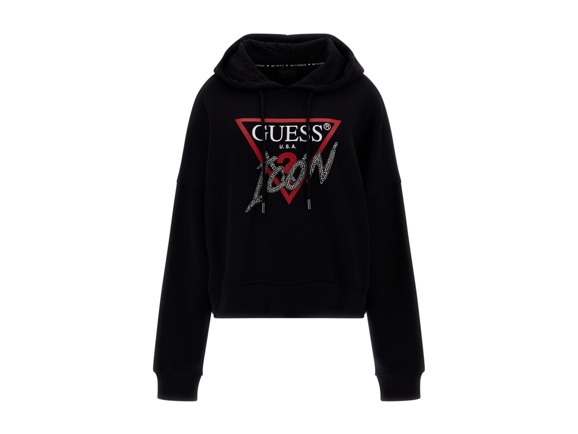 Sudadera Guess Icon rojo para mujer -b