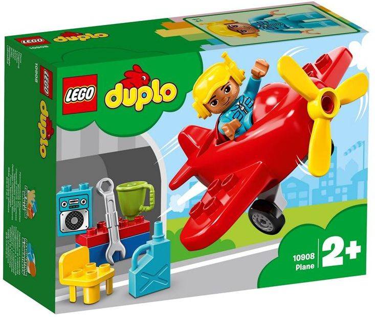 LEGO Duplo: Avión - 10908 (Edad Mínima: 2 - 12 Piezas)