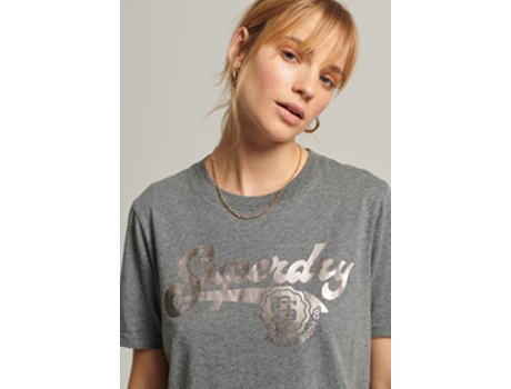 Camiseta SUPERDRY Mujer (Multicolor - XS)