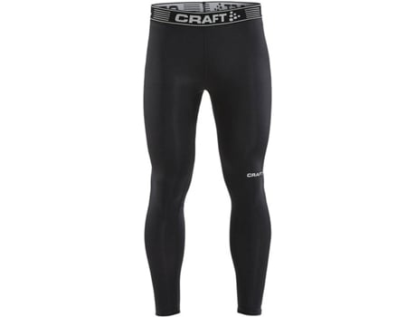 Pantalones Ajustados para Hombre CRAFT Malla Pro Control Compression Negro para Fútbol (XXL)