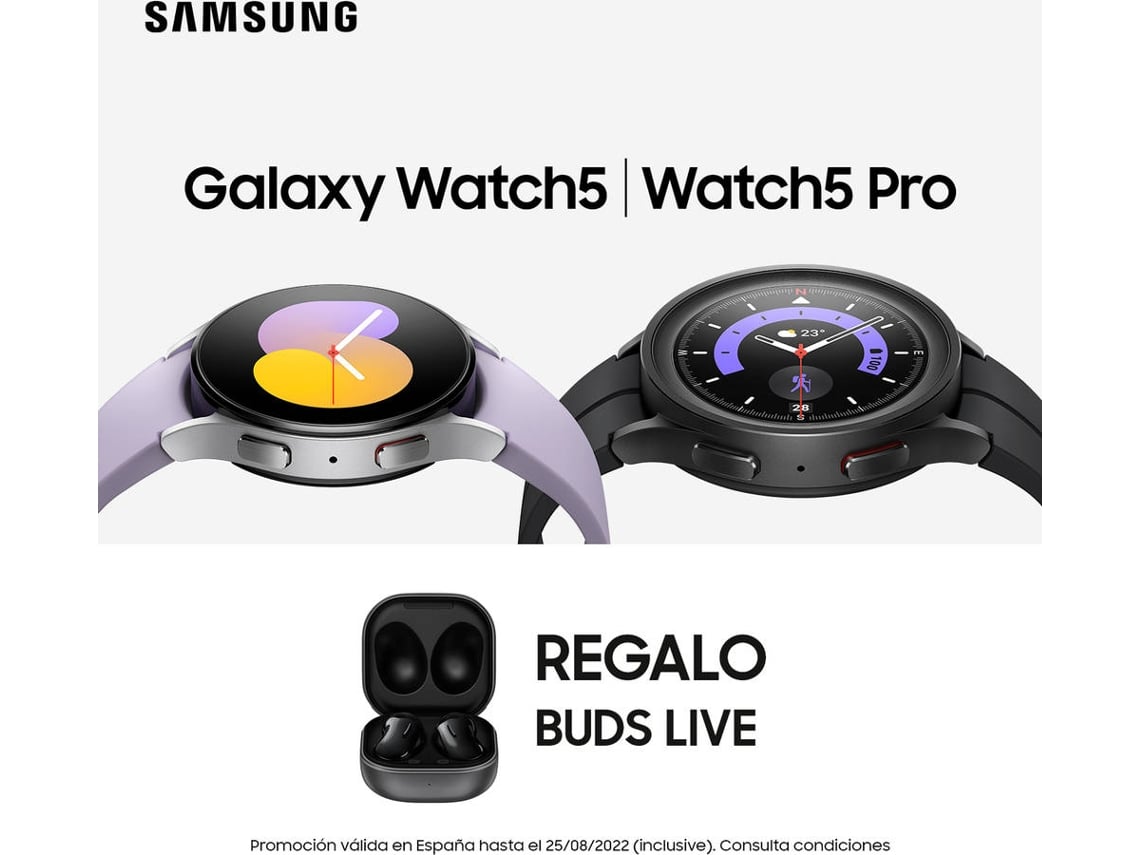 Smartwatch SAMSUNG Galaxy Watch 5 44mm LTE Plateado