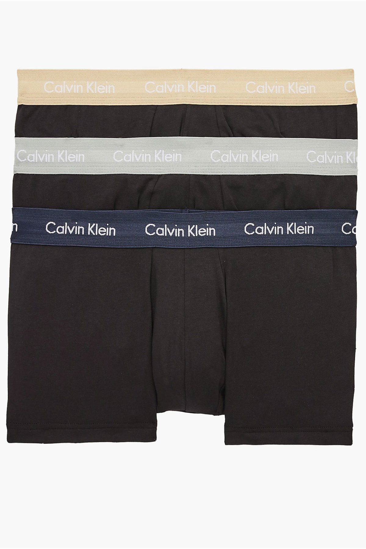 Low Rise Trunk 3pk de talle bajo para hombre boxers calvin klein s negro