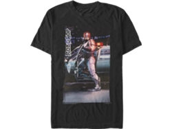 Camiseta Unisexo DEEPSTONE Classic Poster Robocop Negro (M)