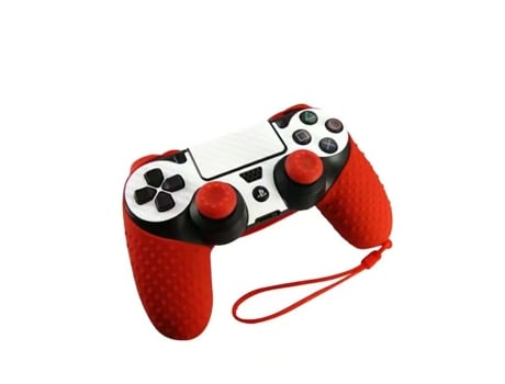 Carcasa para mando PS4 MOROROR Rojo