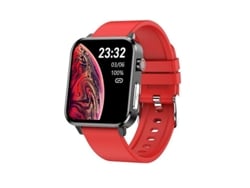 Smartwatch YDCY Deportes digitales inteligentes Hombres y mujeres Pulsera es Ecg Frecuencia cardíaca Presión arterial Temperatura inteligente, Rojo