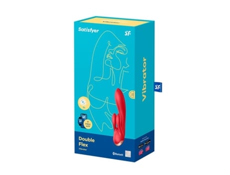 Satisfyer Double Flex Vibrador Rojo 1ud