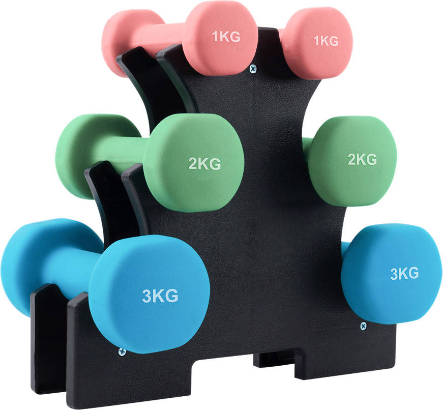 Mancuernas PEAK POWER Pirâmide Aerobic Dumbbell Pyramid 1-3 kg