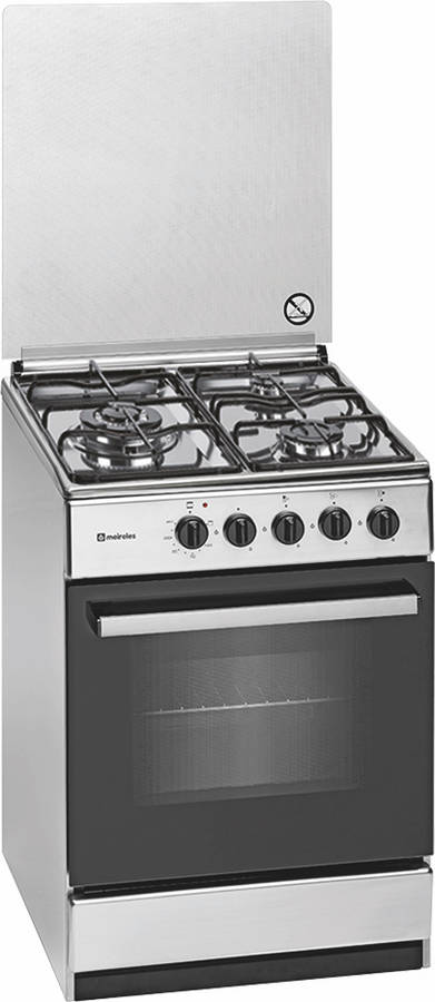 El mas barato  Meireles E541X cocina de gas 3f 82x54x60cm inox butano horno  electrico