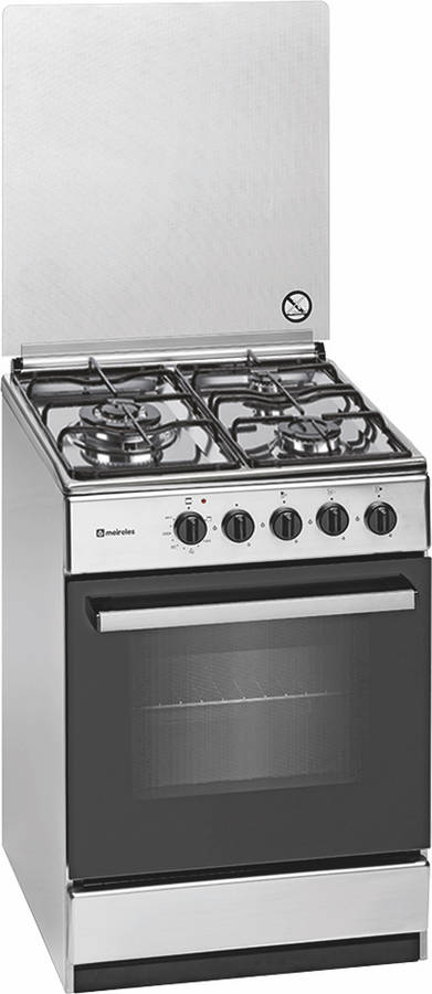 Cocina MEIRELES E 541 X (59 L - Gas Butano-Propano - Inox)