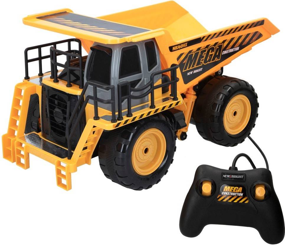 Camión Teledirigido Mega Dump Truck Naranja (Edad Mínima: 3 Años - Hasta: 10 km/h)