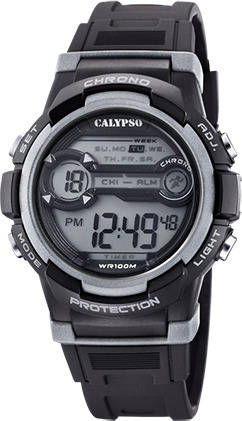 Reloj Digital CALYPSO Infantil (Goma - Negro)