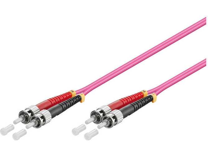 Cable de Fibra Óptica ALCASA (1 m - Morado)