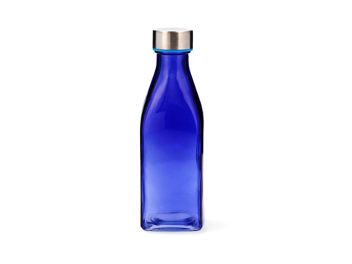 Botella vidrio con tapa 0.5L