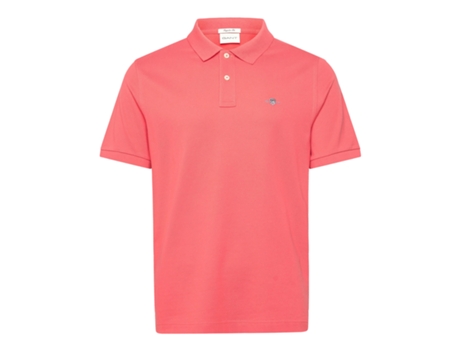 Polo de Hombre GANT Regular Shield Pique Katoen Rosa (L)