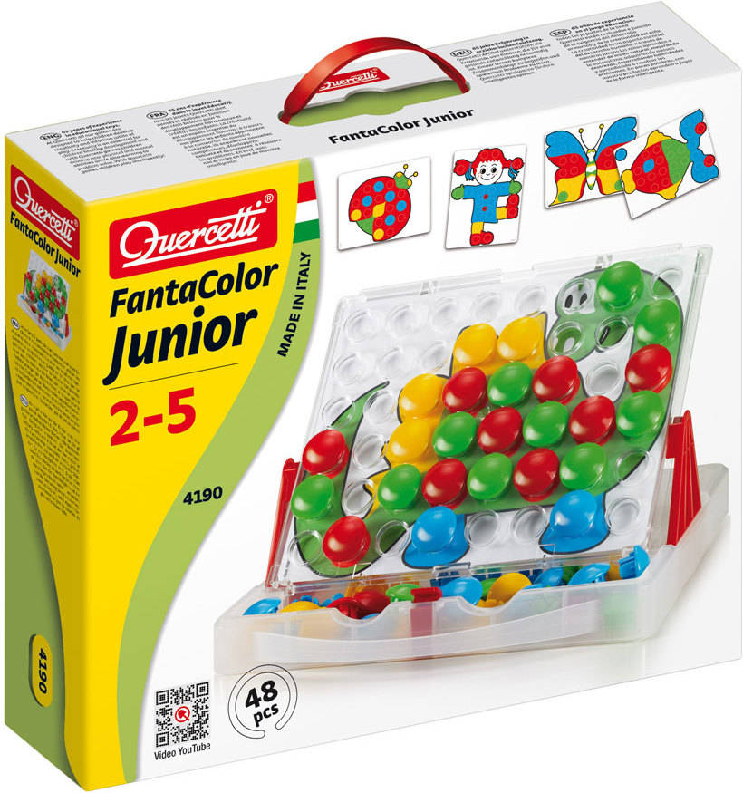 Juego Educativo QUERCETTI First Toys Fantacolor Junior 48 pz (Edad Mínima: 2 Años - 34 x 29 x 7 cm)