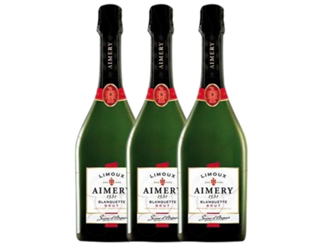 Espumante PEQUEÑOS PRODUCTORES Aimery Blanquette Limoux Mauzac Brut Francia Reserva (0.75 L - 3 unidades)