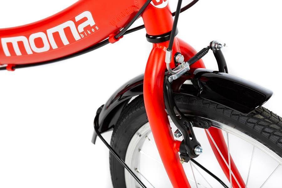 Bicicleta Plegable MOMA BIKES BIFIRST2RUN Rojo (80x35x65 cm)