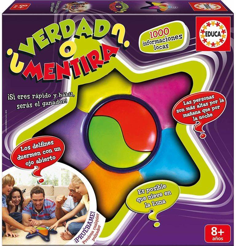 Juego de Mesa EDUCA BORRAS Verdad O Mentira