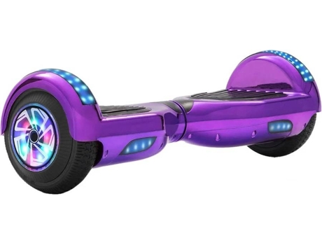 Hoverboard E-RIDES 6.5TL-C 18 Violeta (Autonomía: 1 h | Velocidad Máx: 12 km/h)