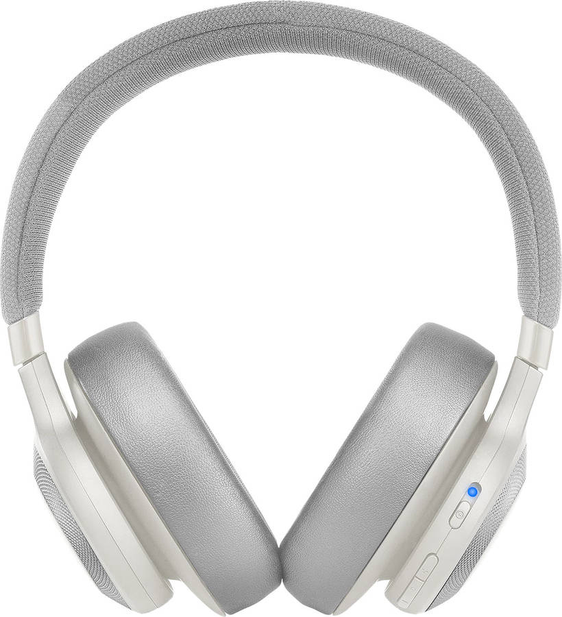 Auriculares Bluetooth JBL E 65 Bt Nc (Over Ear - Micrófono - Noise Cancelling - Blanco)