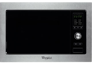 Microondas Integrable WHIRLPOOL AMW 160/IX (25 L - Con grill - Inox)