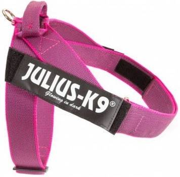 Arnés para Perros JULIUS-K9 (Rosa - 85-66cm - Poliéster - L - Porte Grande)