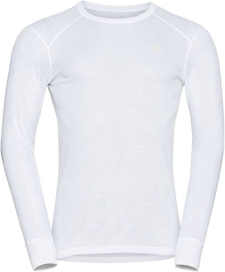 Ropa interior para Hombre ODLO Crew Neck Active Warm Eco Blanco para Esquí (XS)