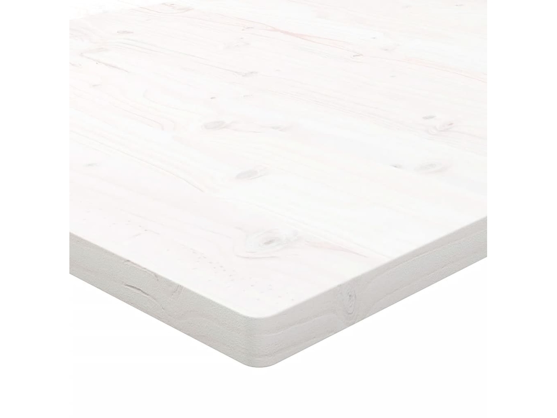 Tablero de escritorio madera maciza de pino blanco 80x40x2.5 cm