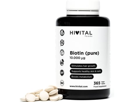 Complemento Alimentar Hivital biotina 365 comprimidos