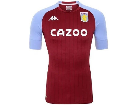 Camiseta de Hombre para Fútbol KAPPA Aston Villa Fc Rojo (3XL)