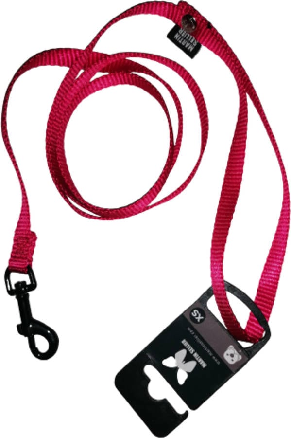 Correa para Perros y Gatos MARTIN SELLIER (Rojo - 120 cm - Nylon - Porte Mini)