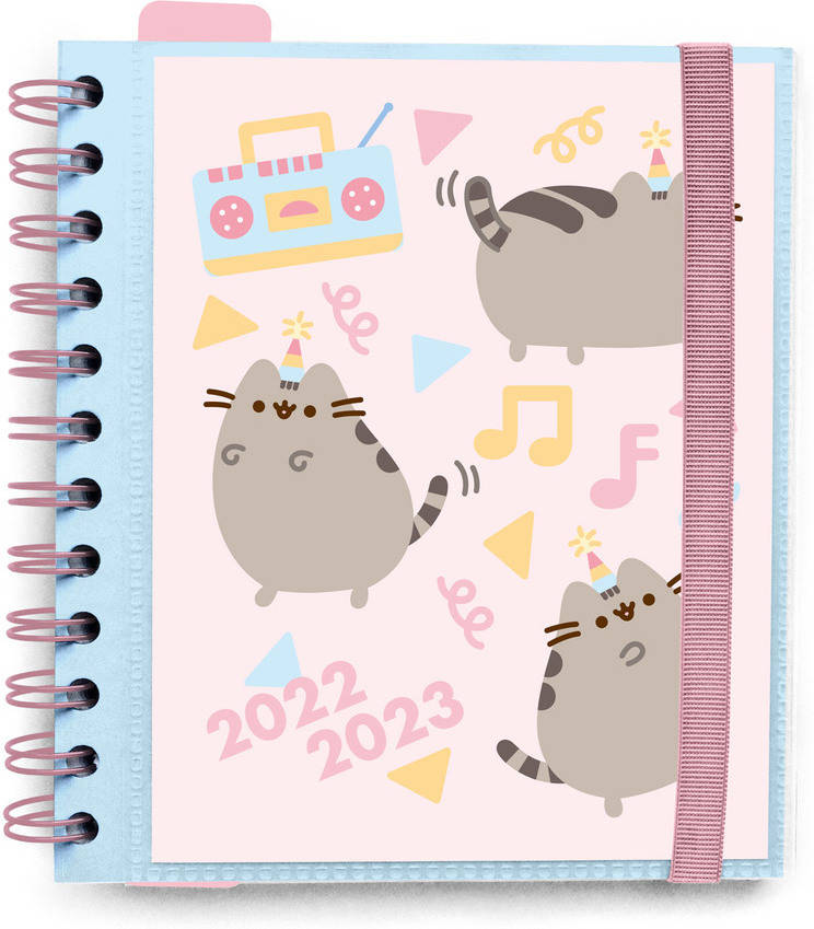 Agenda PUSHEEN Escolar C/Elástico 11M