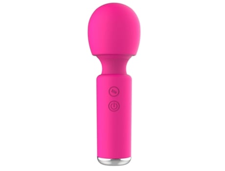 Mini vibrador de masaje de silicona de 10 frecuencias para mujer (rosa roja) VEANXIN