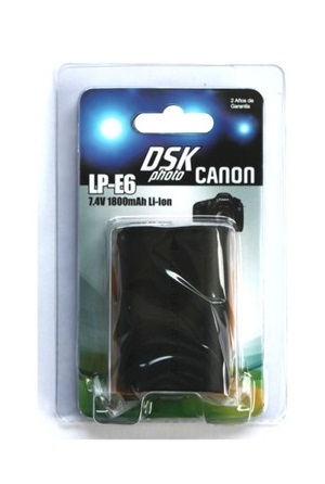 Batería Foto DSK CANON LP-E6 1800 mAh