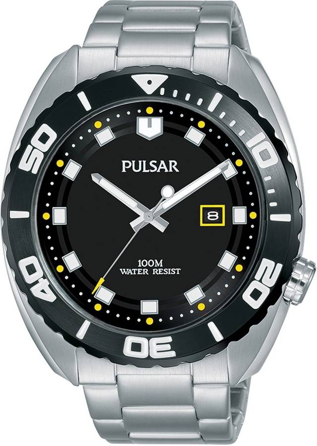 Pulsar Reloj Analogico para hombre de cuarzo con correa en acero inoxidable pg8283x1