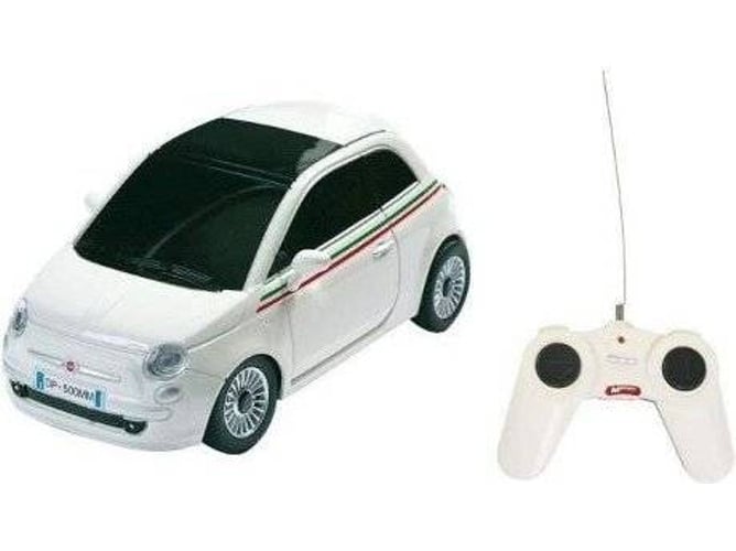 Coche Teledirigido RC MONDO Fiat 500 (Blanco - 15x7x6cm - Edad Mínima: 3)