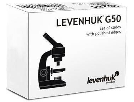 Juego de 50 Cubjeobjetos para Microscopio LEVENHUK G50