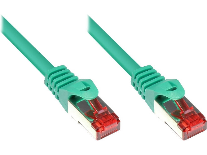 Cable de Red ALCASA (RJ45 - 10 m - Verde)