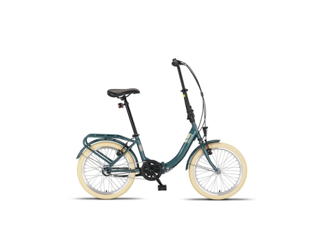 Bicicleta Plegable PACTO NINE verde - 3 marchas Shimano Nexus - frenos de llanta