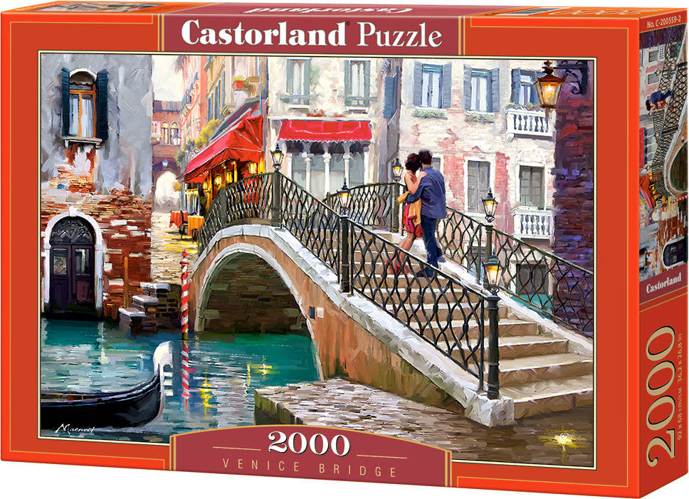 Puzzle CASTORLAND Venice Bridge (2000 Piezas)