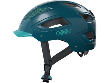 Casco Para Bicicleta abus hyban 2.0 core talla m verde urbano – de resistente uso diario con luz trasera abs ajuste