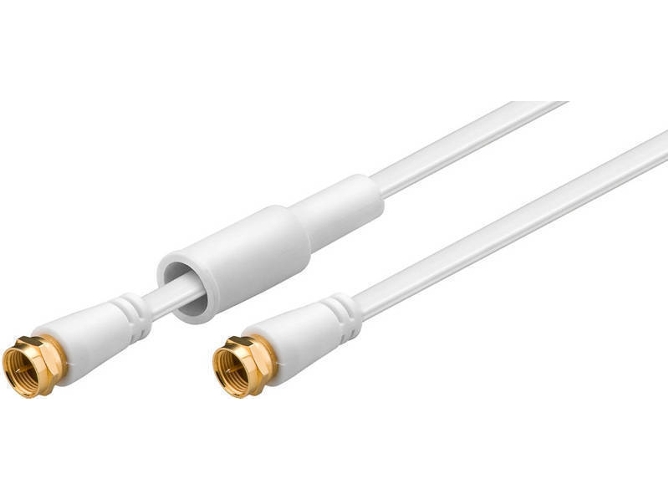 Cable de Antena GOOBAY (Coaxial - 5 m - Blanco)