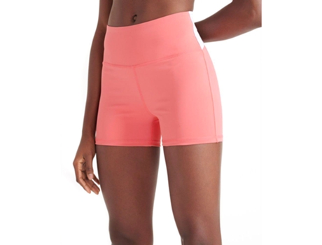 Pantalones para Mujer SUPERDRY Training Elastic 3´´ Rosa para Fitness (M)