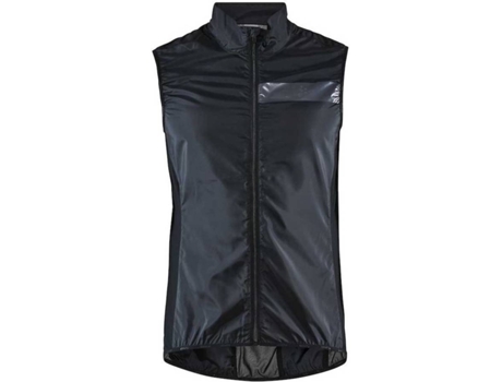 Colete para Hombre CRAFT Essence Light Wind Negro para Ciclismo (S)