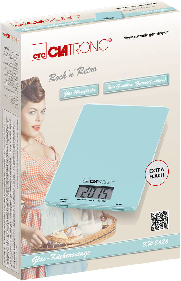 Báscula de cocina digital Clatronic KW3626