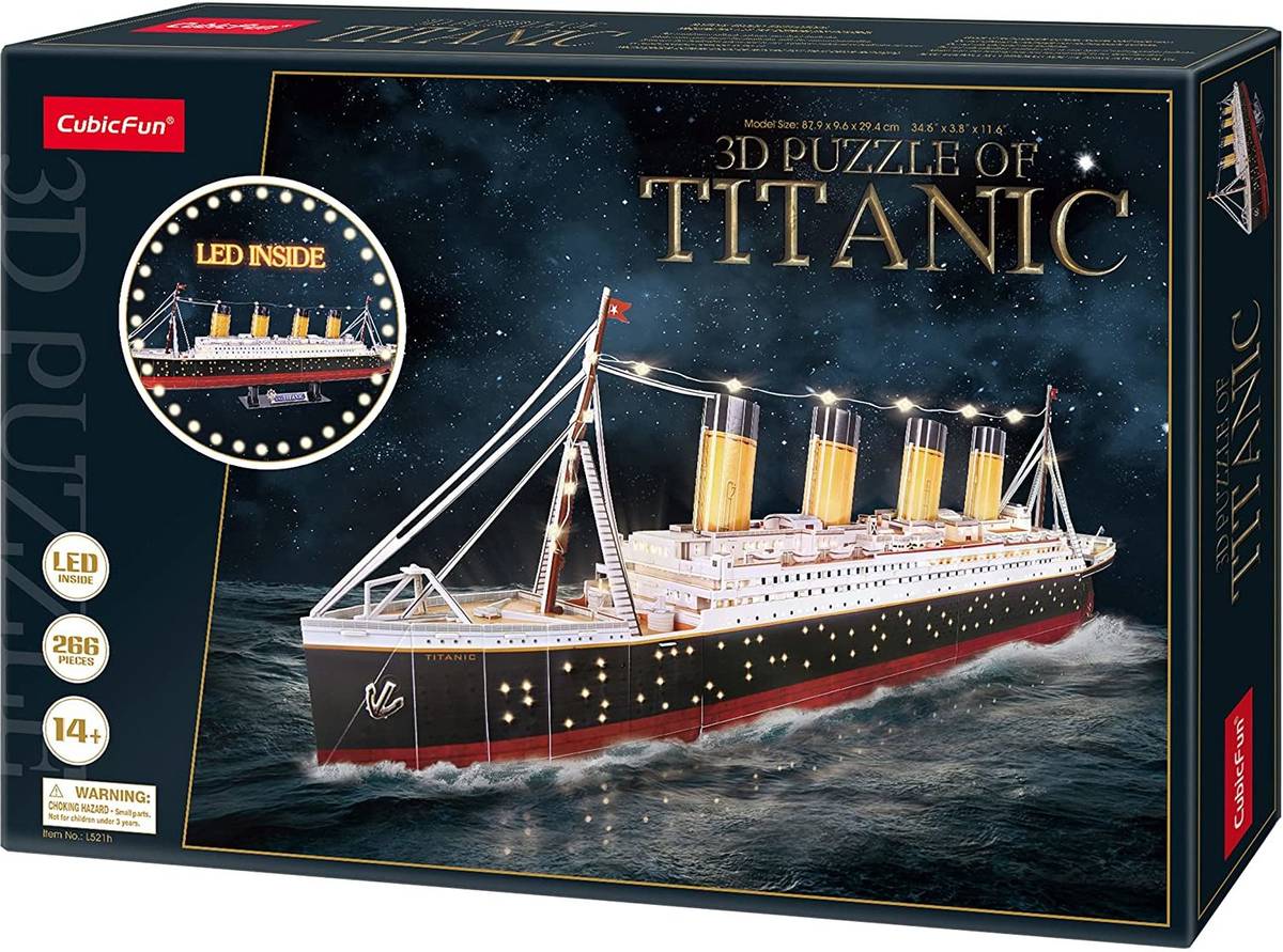 Puzzle 3D Titanic (14 años - piezas)