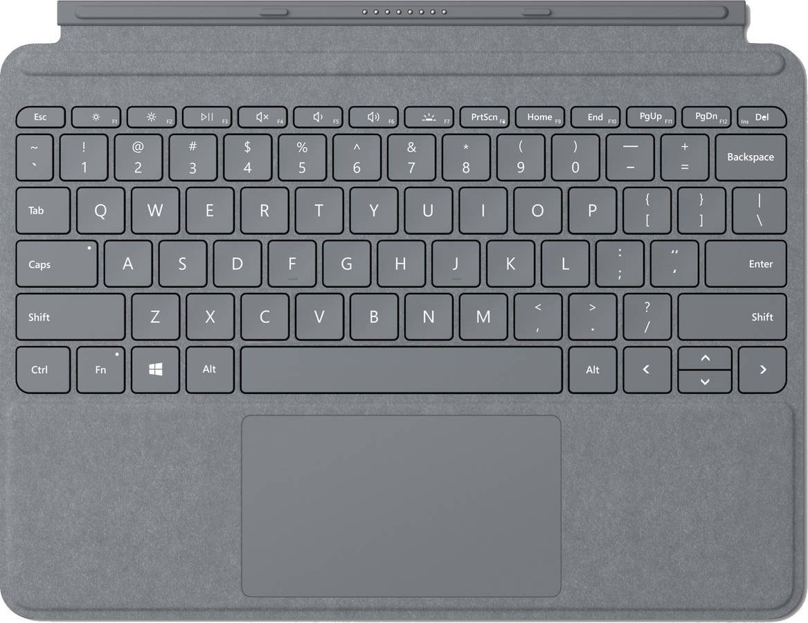 Funda Teclado Surface Go MICROSOFT Type Cover Plata