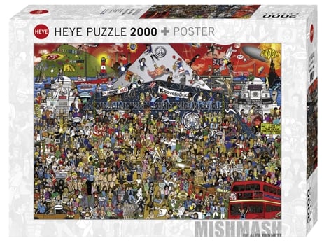 Puzzle 2000 Pcs British Music History (9 años)