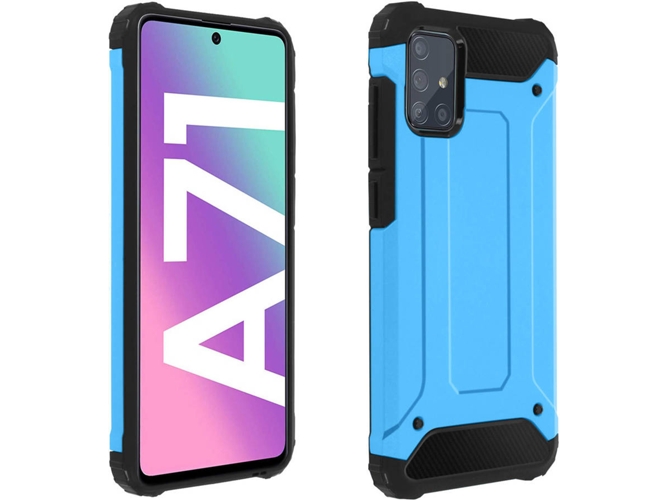 Carcasa Samsung Galaxy A71 AVIZAR Anticaídas Azul