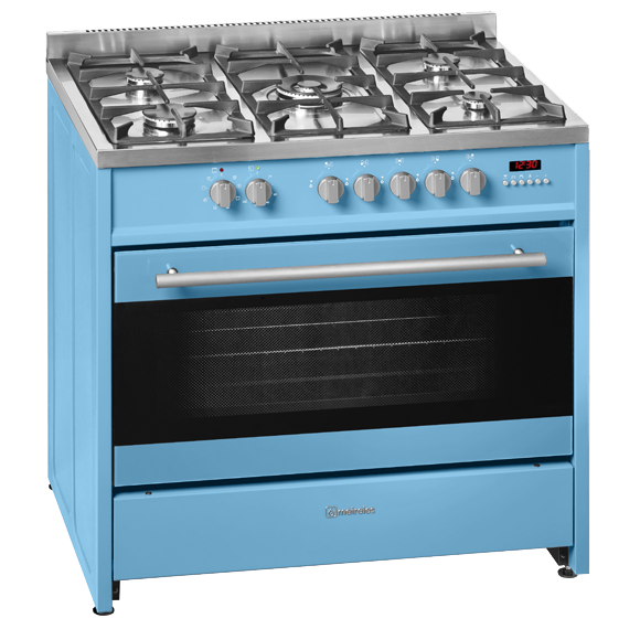 Cocina MEIRELES E 911 PB (121 L - Gas Butano-Propano - Azul)